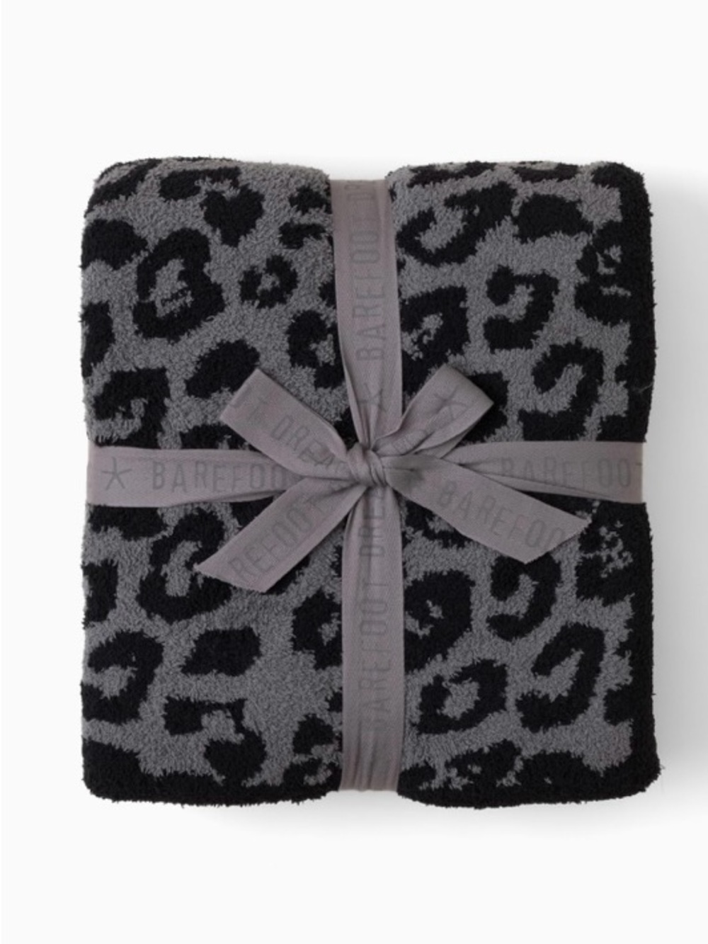 Barefoot Dreams CozyChic® Barefoot in the Wild Throw, Charcoal-Black,54"x72",NWT